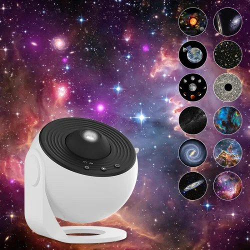 Galaxy Projector Starry Sky Night Light 360° Rotating Lamp for Kids & Home