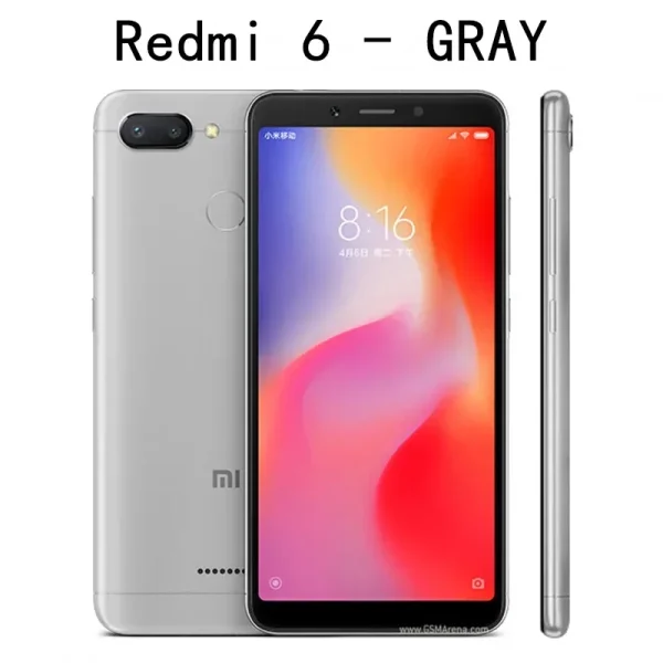 Xiaomi Redmi 6 Smartphone 4GB 64GB 13000mAh 6.6" Global 4G Phone