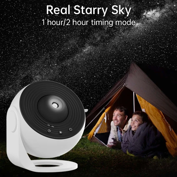 Galaxy Projector Starry Sky Night Light 360° Rotating Lamp for Kids & Home